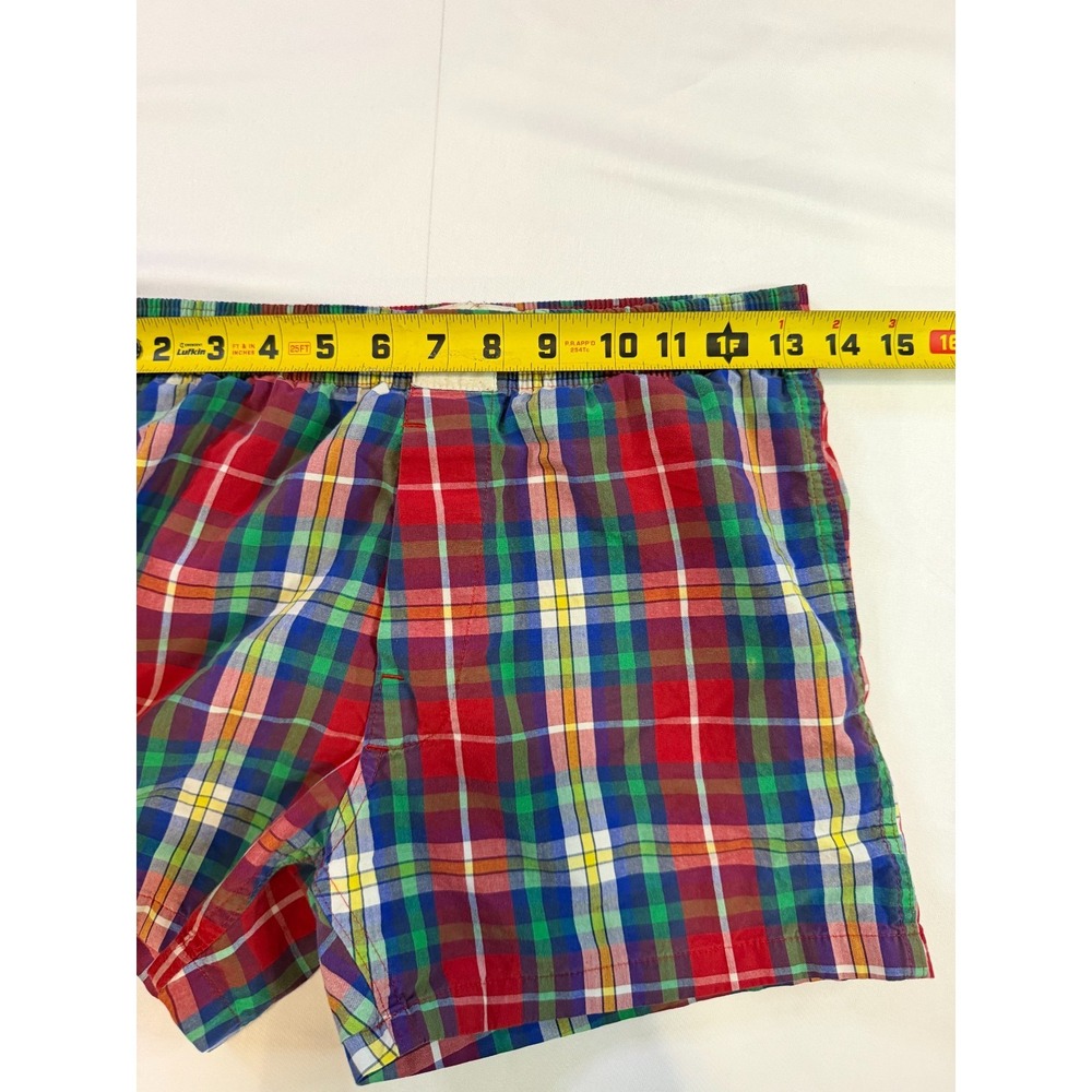 Abercrombie & Fitch A&F‎ Essentials Kids Sz XL Red Blue Green Shorts Elastic - Picture 5 of 7